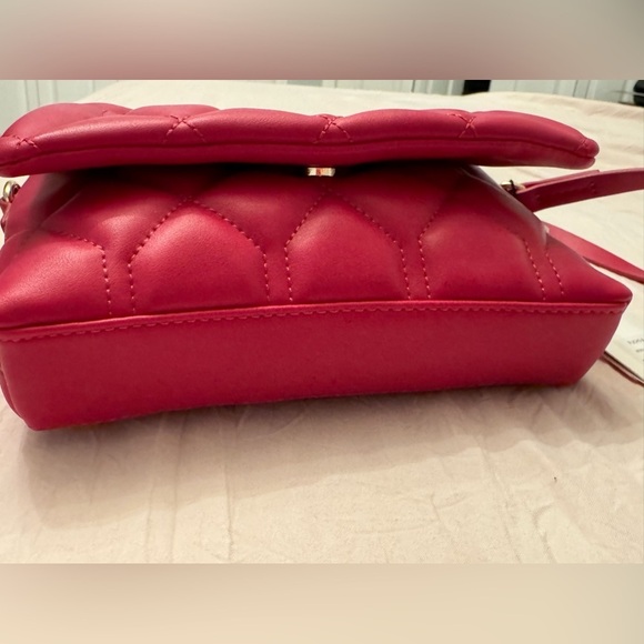 Jason Wu Quilted Crossbody Fuchsia Vegan Leather Bag NWT - Picture 7 of 10